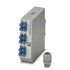Phoenix Contact száloptikai eszköz kapcsolótábla 6 portos, ST, Duplex, 130 x 40 x 135mm