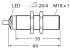 Turck Ultrasonic Barrel-Style Proximity Sensor, M18 x 1, 50 → 500 mm Detection, PNP Output, 30 V dc, IP67