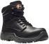 V12 Footwear Bison Sicherheitsstiefel schwarz, mit Zehen-Schutzkappe EN20345 S3, Größe 41 / UK 7