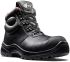 V12 Footwear Rhino Black Composite Toe Capped Safety Boots, UK 7, EU 41
