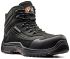 V12 Footwear Caiman Black Composite Toe Capped Safety Boots, UK 7, EU 41