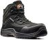 V12 Footwear Caiman Sicherheitsstiefel schwarz, mit Zehen-Schutzkappe EN20345 S3, Größe 43 / UK 9