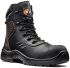V12 Footwear Defender Black Composite Toe Capped Safety Boots, UK 6, EU 39