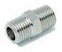 RS PRO Brass Pipe Fitting, Straight Threaded Nipple, Male 1/8in to Male 1/8in
