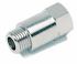 RS PRO Brass Pipe Fitting, Straight Threaded Increaser, Male 1/4in to Female 1/4in