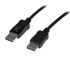 Cable DisplayPort negro Startech, con. A: DisplayPort macho, con. B: DisplayPort macho, long. 10m