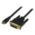 StarTech.com Male Mini HDMI to Male DVI-D Cable, 1m