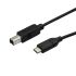 StarTech.com USB 2.0 Cable, Male USB C to Male USB B Cable, 3m