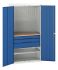 Bott 2 Door Steel  Lockable Floor Standing Cupboard, 2000 x 1050 x 550mm
