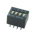 1 Way Surface Mount DIP Switch Single Pole Double Throw (SPDT), Piano Actuator