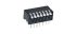 CTS 6 Way Through Hole DIP Switch SPST, Piano Actuator