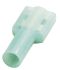 RS PRO Blue Insulated Female Spade Connector, Receptacle, 0.8 x 6.35mm Tab Size, 1.5mm² to 2.5mm²