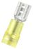 RS PRO Yellow Insulated Female Spade Connector, Double Crimp, 0.8 x 6.35mm Tab Size, 4mm² to 6mm²