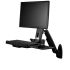 StarTech.com Wall Mounted Sit-Stand Desk, Max 24in Monitor, 1 Supported Display(s) With Extension Arm