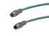 Molex Cat5e M12 to RJ45 Ethernet Cable, Tinned Copper, 1m