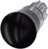 Siemens 黑色圆形按钮头, Φ22mm开孔, Φ40mm按钮, 闭锁, IP66, IP67, IP69K, SIRIUS ACT 3SU10系列