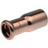 Copper Pipe Fitting, Push Fit Straight Reducer for 15mm pipe