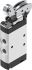 Festo Roller Lever 5/2 Pneumatic Manual Control Valve VMEF Series, G 1/8, 1/8in, 8049238