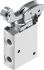 Festo Roller Lever 3/2 Pneumatic Manual Control Valve VMEF Series, G 1/8, 1/8in, 8049239