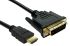 RS PRO 4K Male HDMI to Male DVI-D Cable, 2m