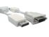 RS PRO Male DisplayPort to Female DVI-I Dual Link, PVC  Cable, 150mm