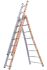 TUBESCA Aluminium Combination Ladder 8 steps 5.13m open length