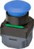 Omron A2W Blue Push Button Complete Unit, Transmitter Actuation, Round Style