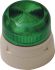 Klaxon Green Flashing Beacon, 12 V dc, 24 V dc, Base Mount, Xenon Bulb, IP65
