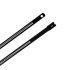 RS PRO Cable Tie, Ladder Single Lock, 225mm x 7 mm, Black 316 Stainless Steel, Pk-100
