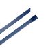 RS PRO Blue 316 Stainless Steel Ball Lock Cable Tie, 100mm x 4.6 mm