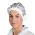 RS PRO White Disposable Hair Net for Surgical Use, One-Size, Hair Net Type, Non-Metal Detectable, 500 per Package