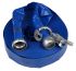 RS PRO Flat roll-up hose with couplings, 3 bar, 100m Long