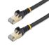 Cable Ethernet Cat6a STP Startech de color Negro, long. 0.5m, funda de PVC, Calificación CMG
