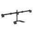 StarTech.com Triple Monitor Desk Stand, Max 27in Monitor, 3 Supported Display(s) With Extension Arm