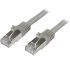 Startech Cat6 Ethernet Cable, RJ45 to RJ45, S/FTP Shield, Grey PVC Sheath, 1m