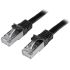 Startech Cat6 Ethernet Cable, RJ45 to RJ45, S/FTP Shield, Black PVC Sheath, 3m