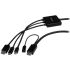 StarTech.com USB C to HDMI, Mini DisplayPort Adapter, USB 3.1, 1 Supported Display(s) - 4K @ 30Hz