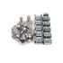 StarTech.com Mounting Screws and Cage Nuts for use with Server Racks and Cabinets M6 x 12mm, 100 Pack