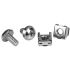StarTech.com Metal Rack Screws and Cage Nuts for Use with Server Racks and Cabinets, M6 Thread, 20 per Package