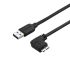 Cable USB 3.0 StarTech.com, con A. USB A Macho, con B. Micro USB B Macho, long. 2m, color Negro