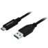 StarTech.com USB 3.0 Cable, Male USB A to Male USB C Cable, 1m