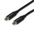 StarTech.com Male USB C to Male USB C  Cable, USB 2.0, 2m