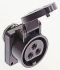 MENNEKES IP44 Purple Panel Mount 3P Industrial Power Socket, Rated At 16A, 20 → 25 V