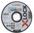 Bosch X-Lock Aluminium Oxide Cutting Disc, 125mm x 1mm Thick, 25 in pack