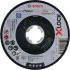 Bosch X-Lock Aluminium Oxide Cutting Disc, 115mm x 2.5mm Thick, P120 Grit, 25 in pack