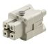 Weidmuller Heavy Duty Power Connector Module, 16A, HA Series, 3 Contacts