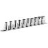 Facom 11-Piece Imperial 1/4 in Standard Socket Set, 6 point