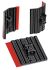 HellermannTyton Self Adhesive Black Cable Tie Mount 28 mm x 28mm, 5.4mm Max. Cable Tie Width
