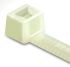 HellermannTyton Cable Tie, Inside Serrated, 190mm x 3.5 mm, Natural Nylon, Pk-100