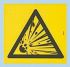 Brady Self-Adhesive Hazardous Substances Hazard Warning Sign
